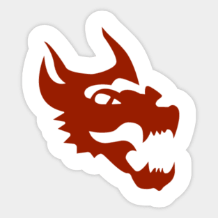 MNmaxed Dragon Head Sticker